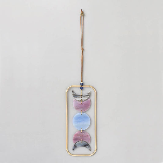 Stained Glass Light Catcher - Moon Phase