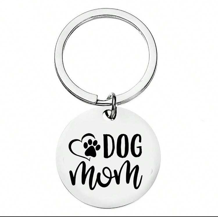 Dog Mom Keychain