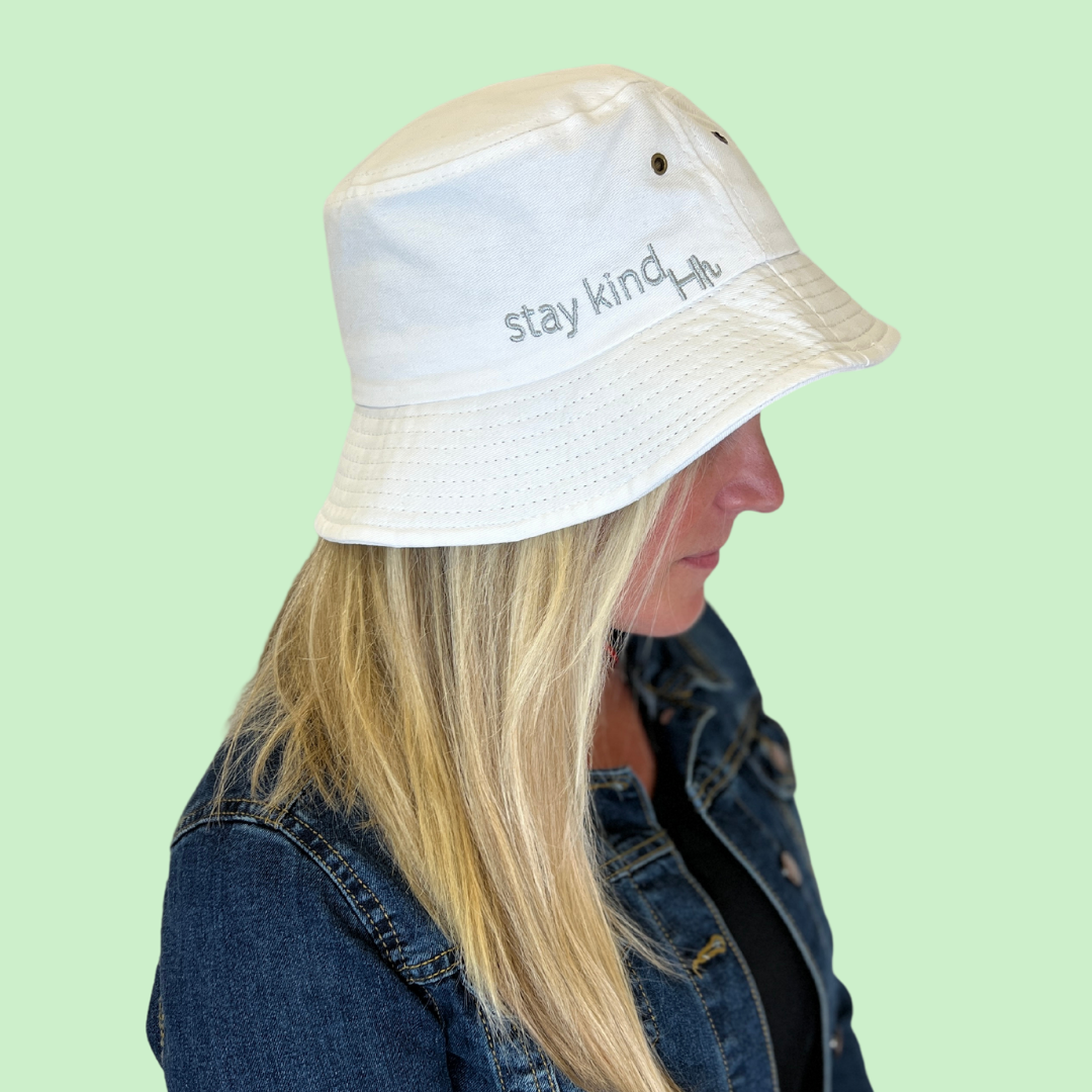 Bucket Hat - White Wash