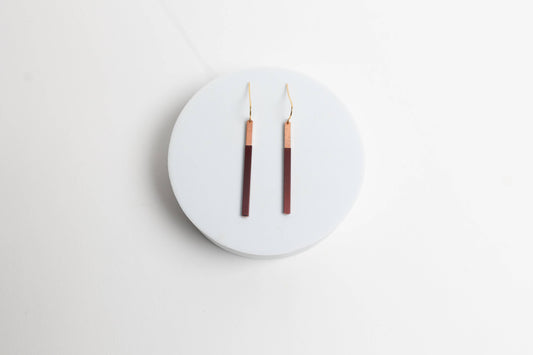 EmPower Copper & Enamel Earrings