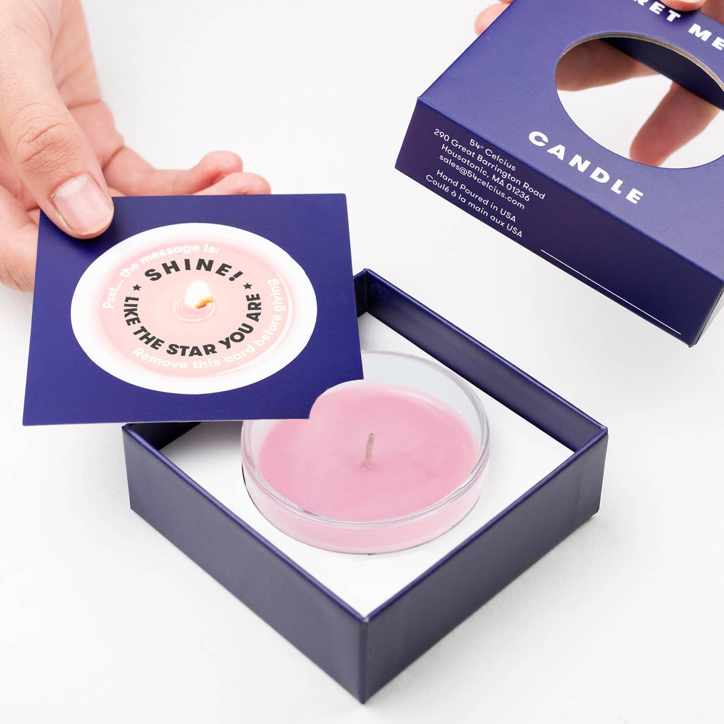 Secret Message Candle - Shine Like the Star You Are