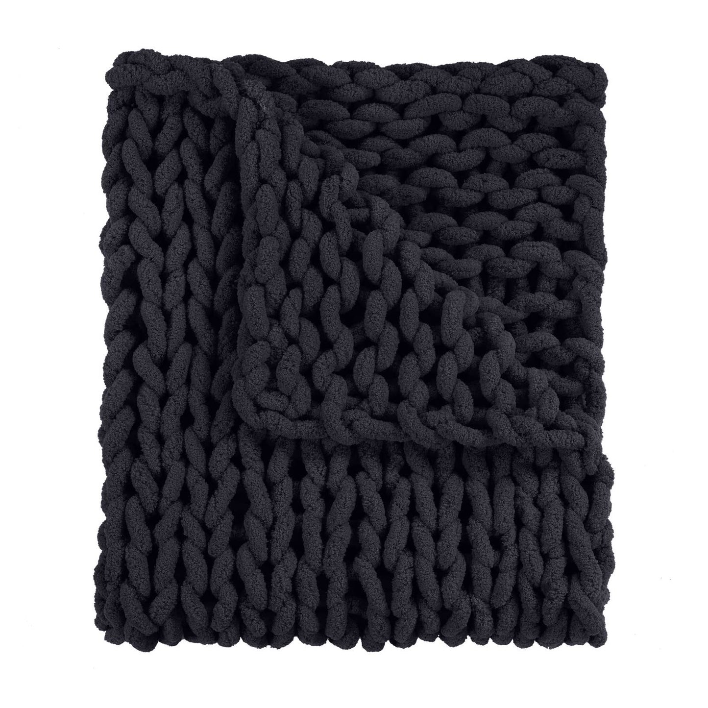 Chenille Chunky Knit Throws