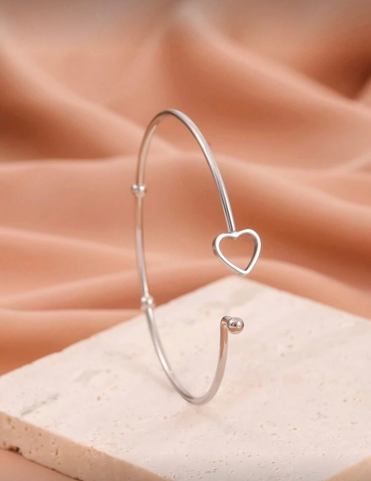 Open Heart Bracelet