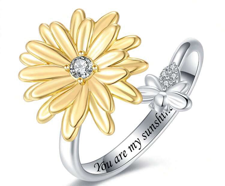 ‘You Are My Sunshine’ Fidget Ring