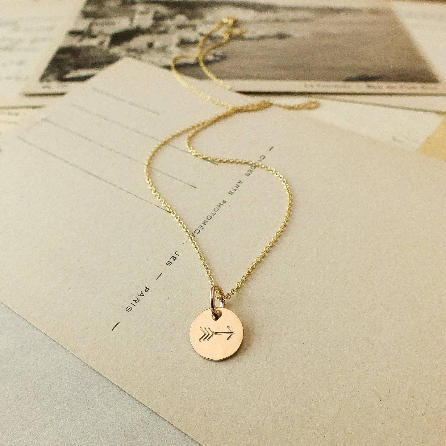 Tiny Arrow Necklace