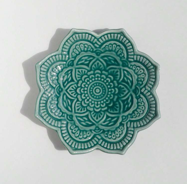 Mandala Trinket Jewelry Dish