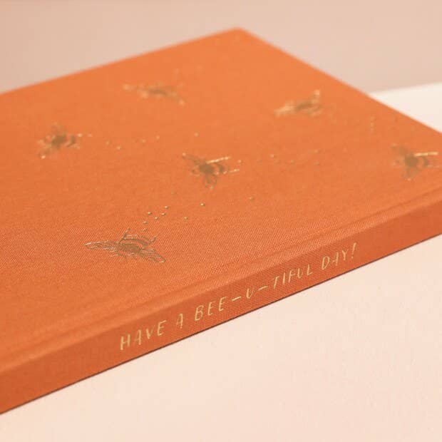 Teal Bee Notebook