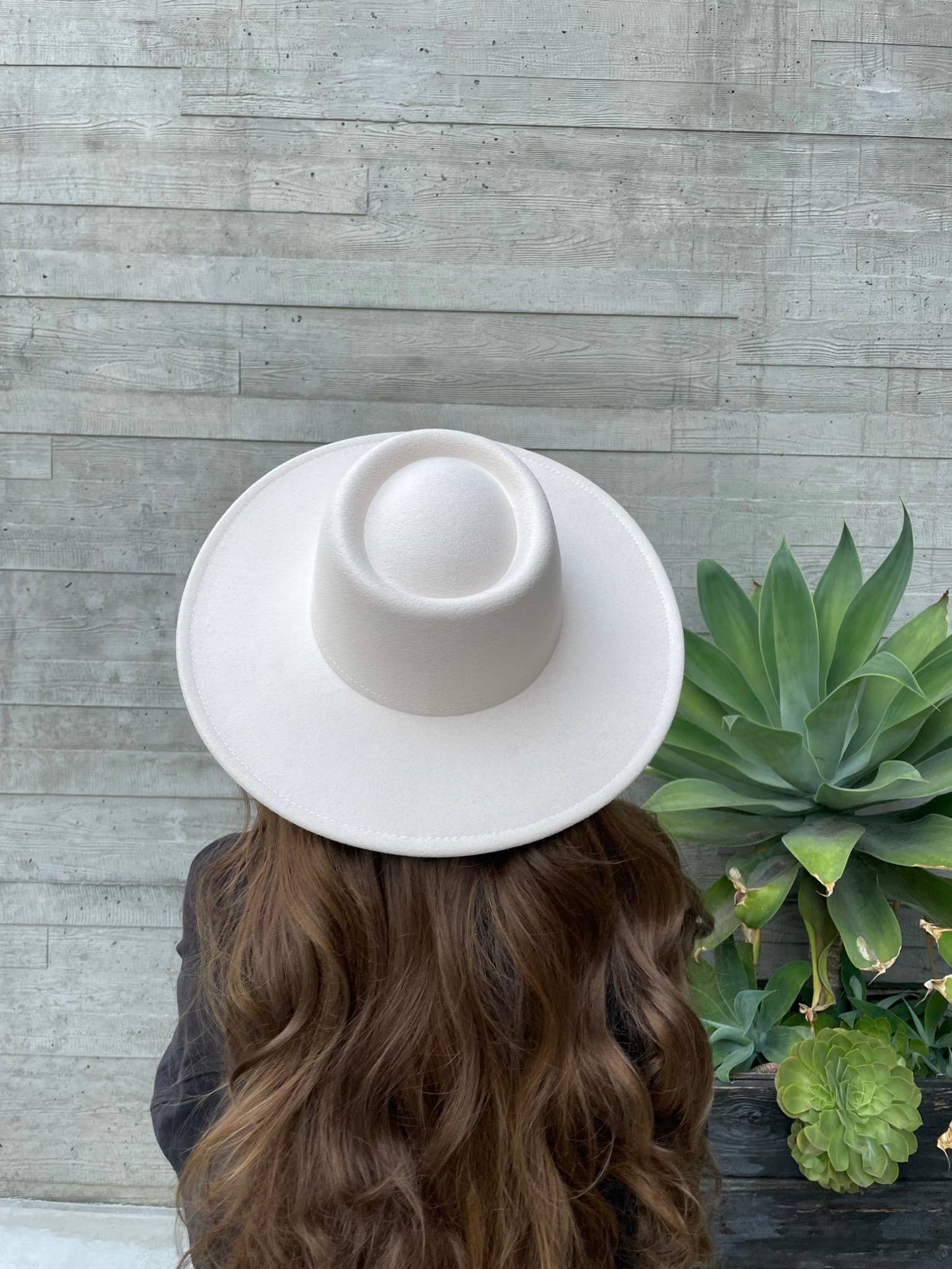 SALE! Vegan Felt wide Brim Bolero hat