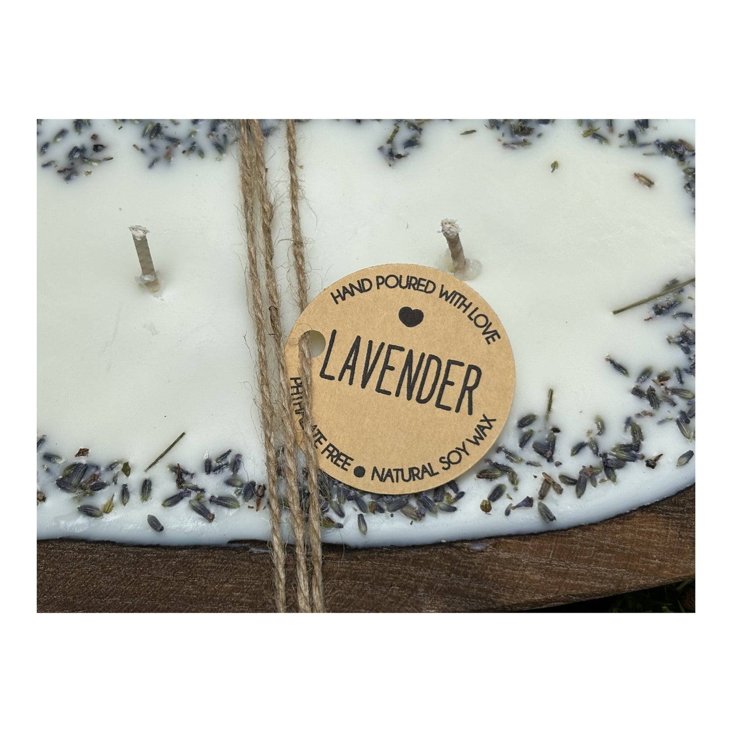 Lavender Scented Soy Dough Bowl  - Lavender Scented Candle