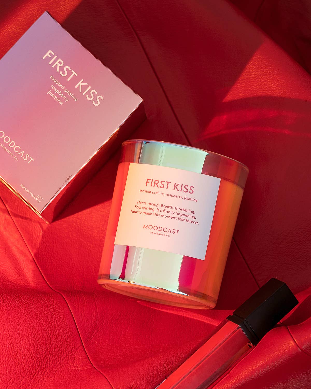 Coconut Wax Candle - Vibes - First Kiss - 8 oz Glass Jar