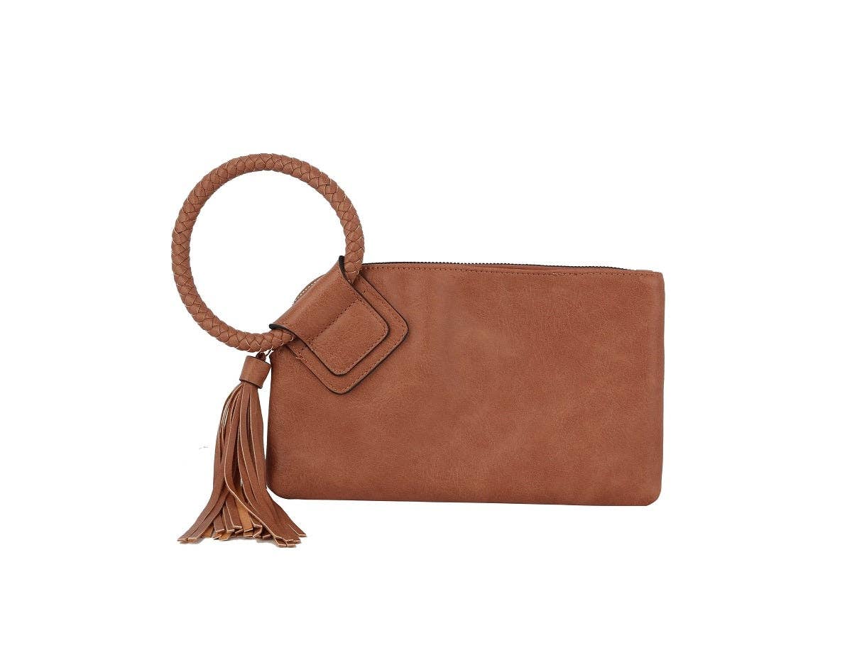 Vegan Leather Wristlet/Clutch