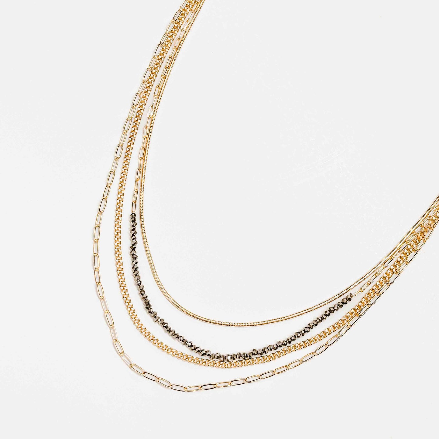 All About Layers Herringbone Necklace