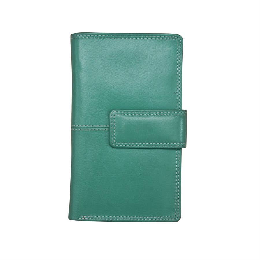 Leather Midi Wallet