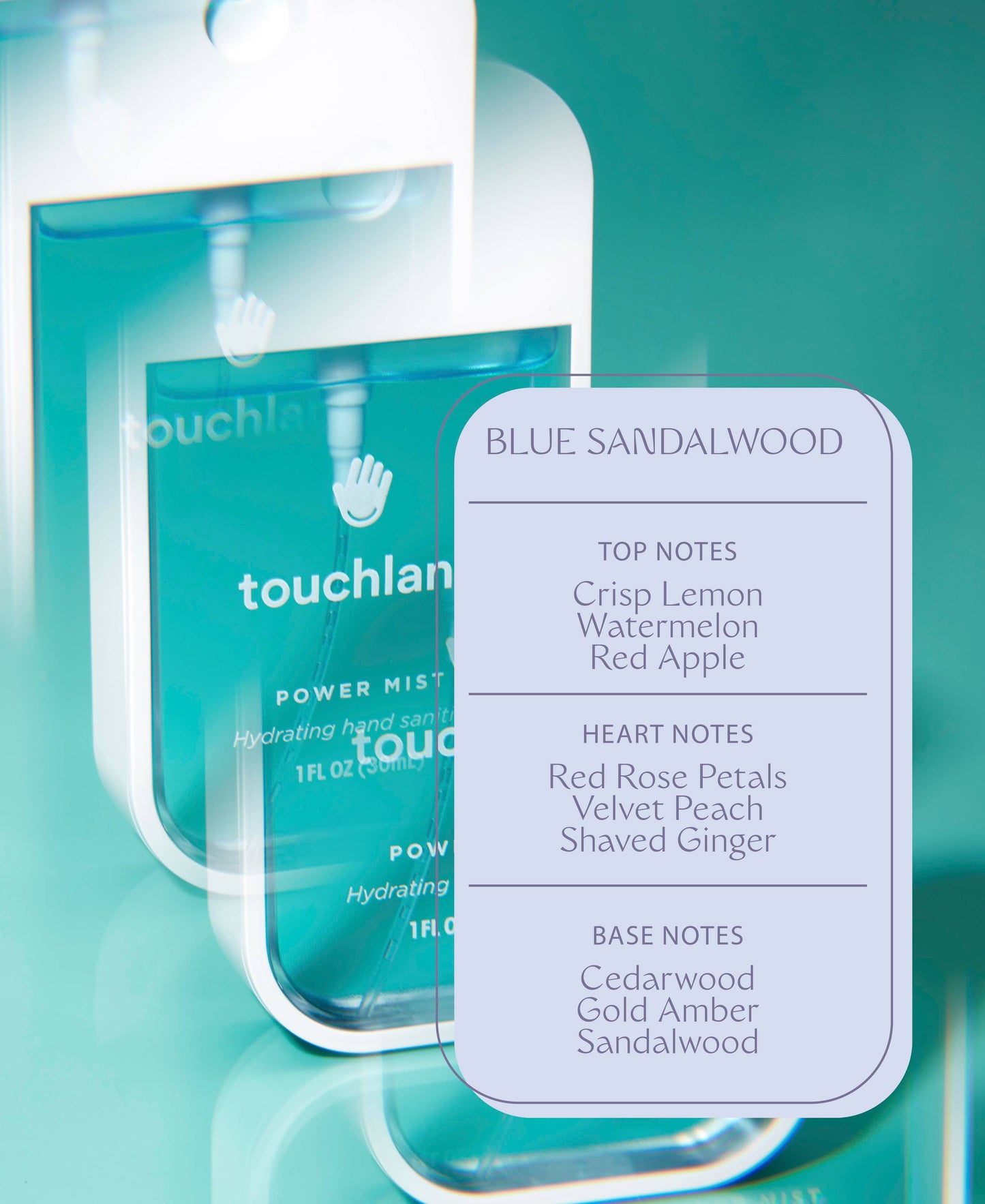 Power Mist Blue Sandalwood Hand Sanitizer