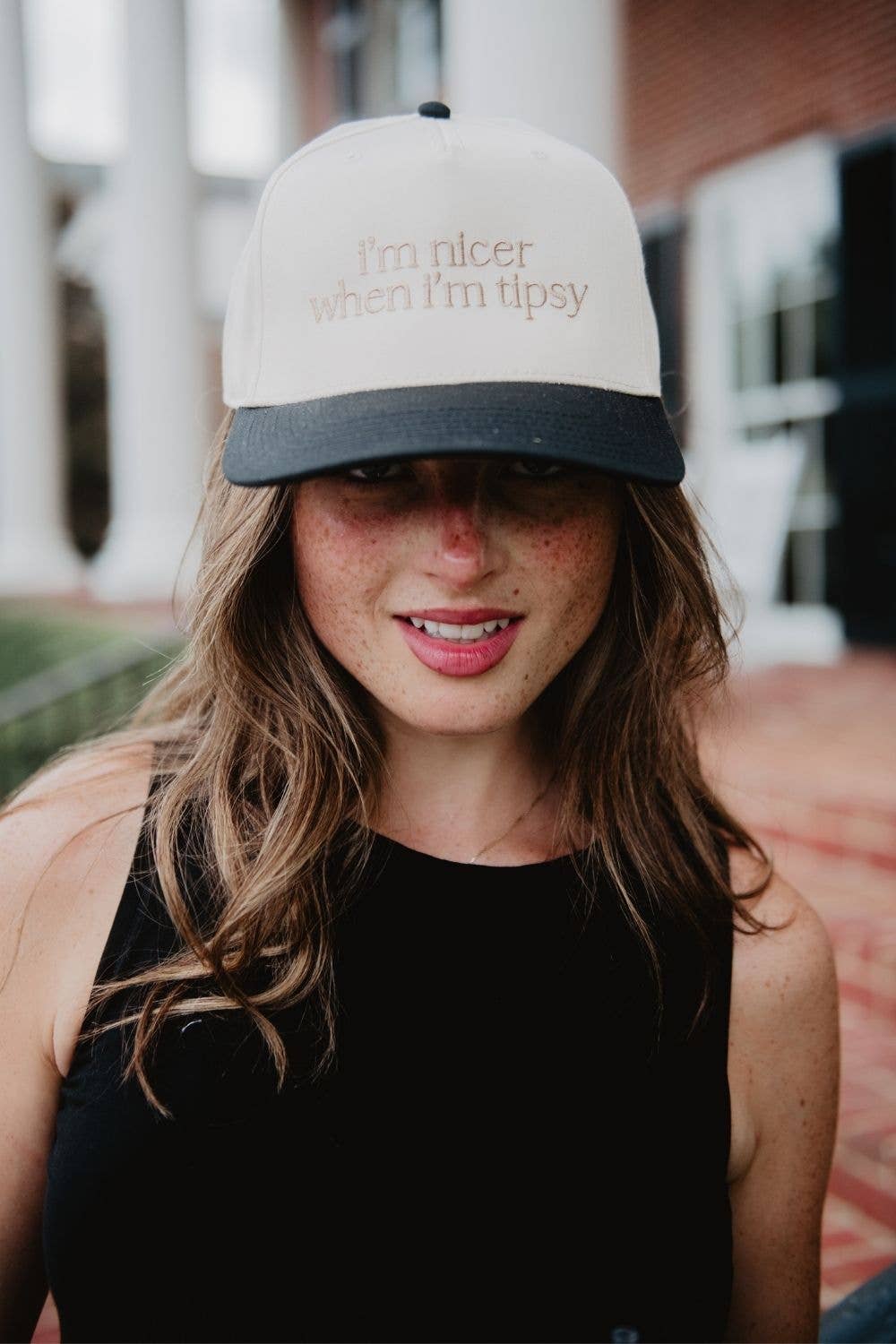 I'm Nicer When I'm Tipsy Trucker Hat Vintage