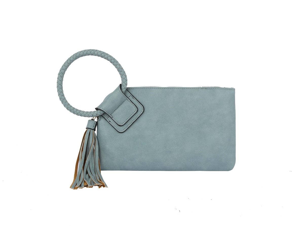 Vegan Leather Wristlet/Clutch