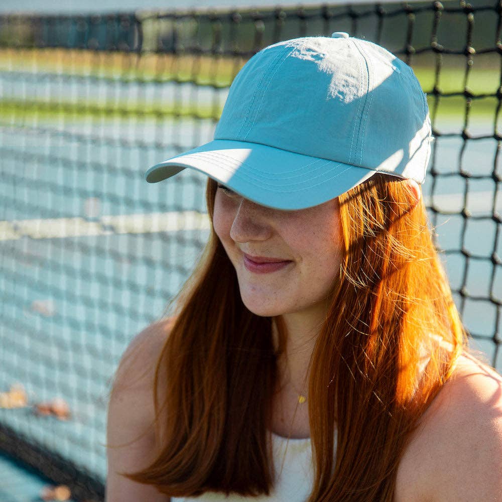 Adjustable Running Hat - Blue