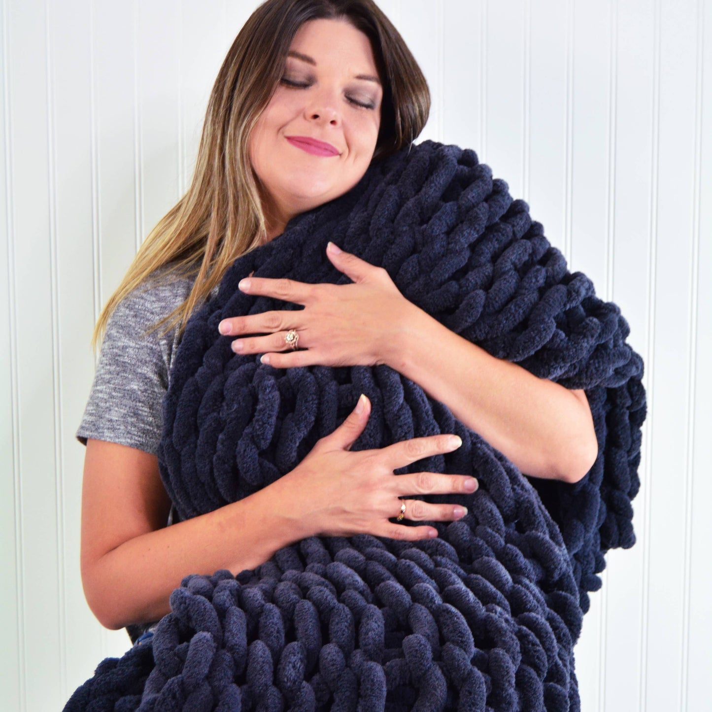 Chenille Chunky Knit Throws