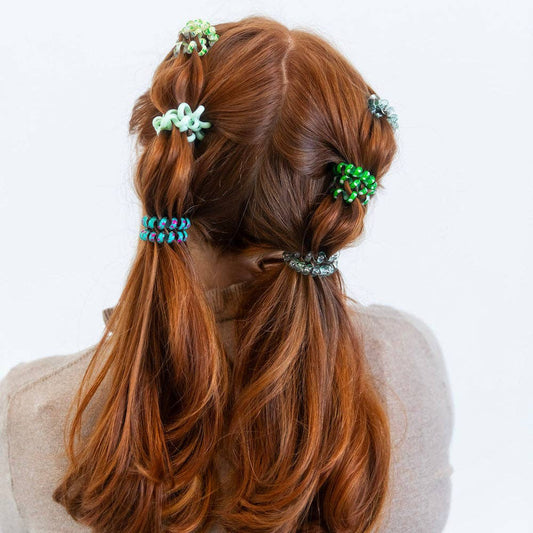 Hair Tie Set - Green Shades