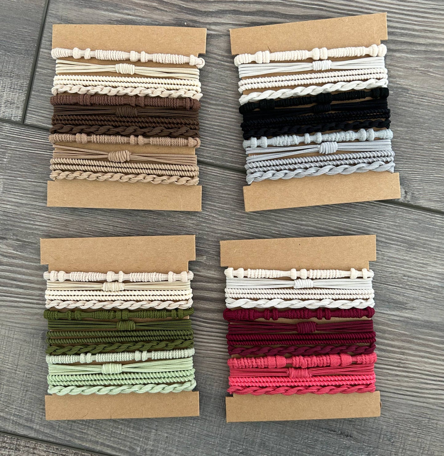 Boho Bracelet Hair Ties