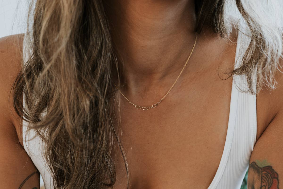 Heart Links Necklace