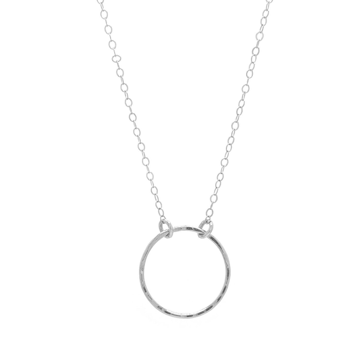 Open Ring Necklace - Minimalist, Layering, Waterproof