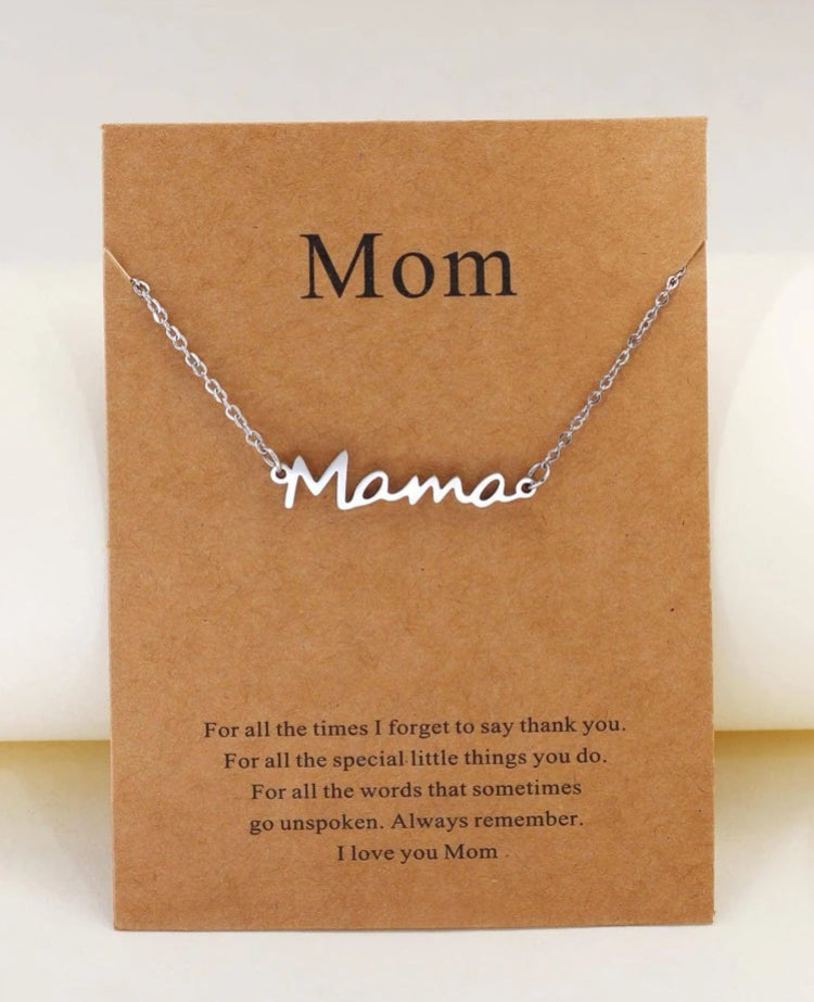 Sale: Mama Necklace Bracelet