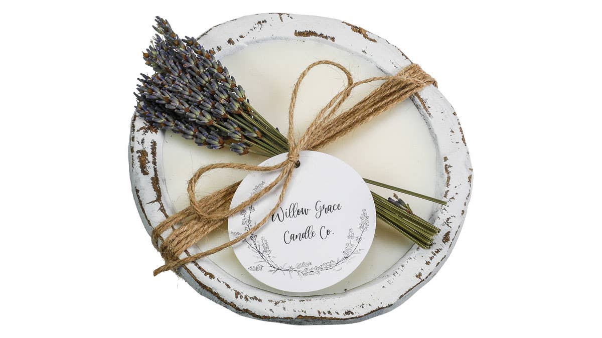 Mini Round Dough Candle