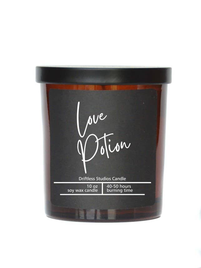 Love Potion Soy Wax Valentines Day Candle - 10 oz Candles