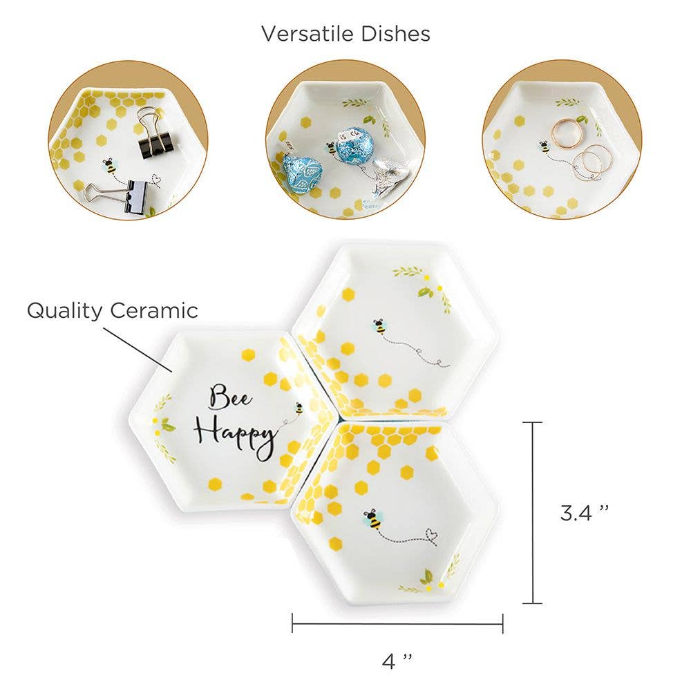 Bee Happy Trinket Dish