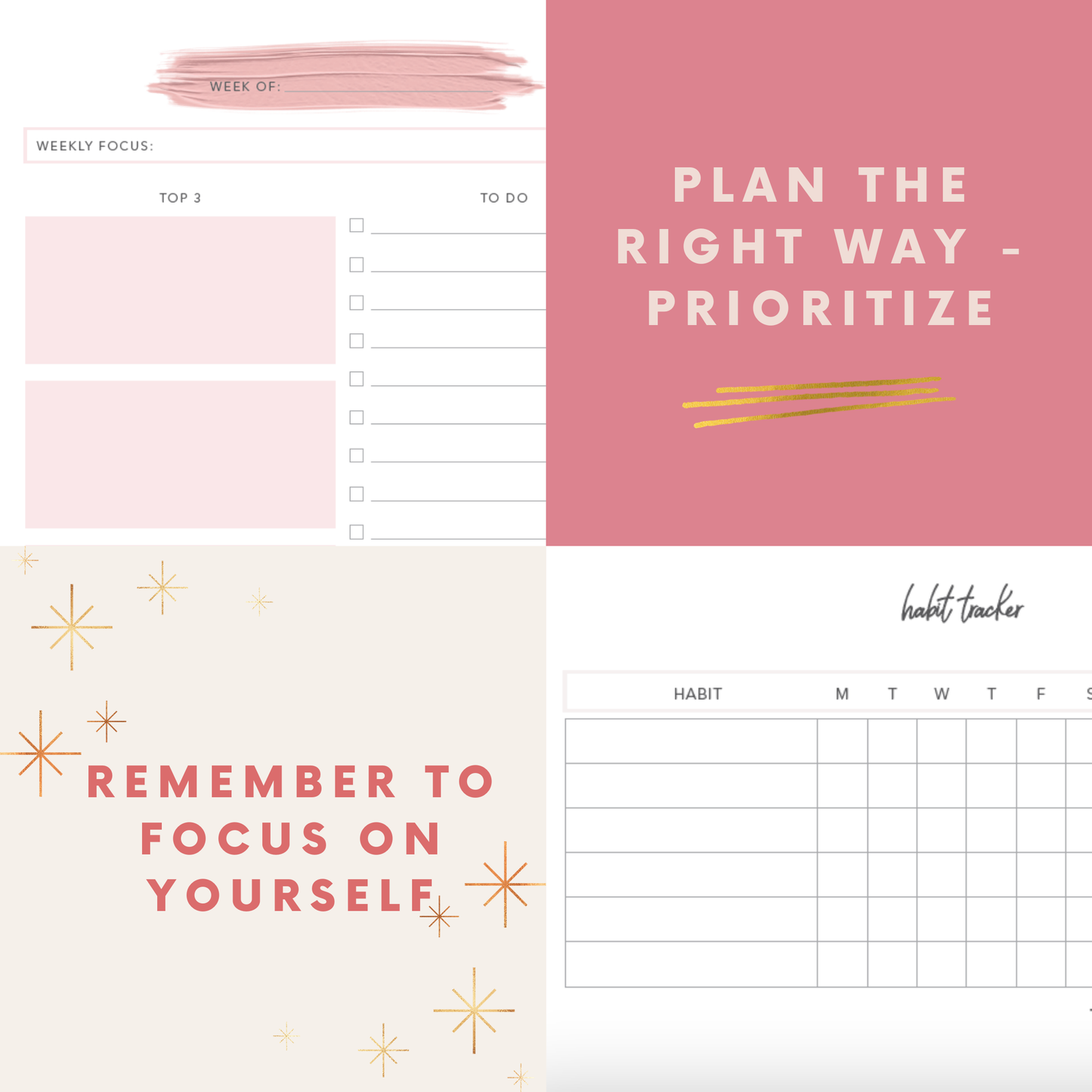 Embark Weekly Planner Notepad