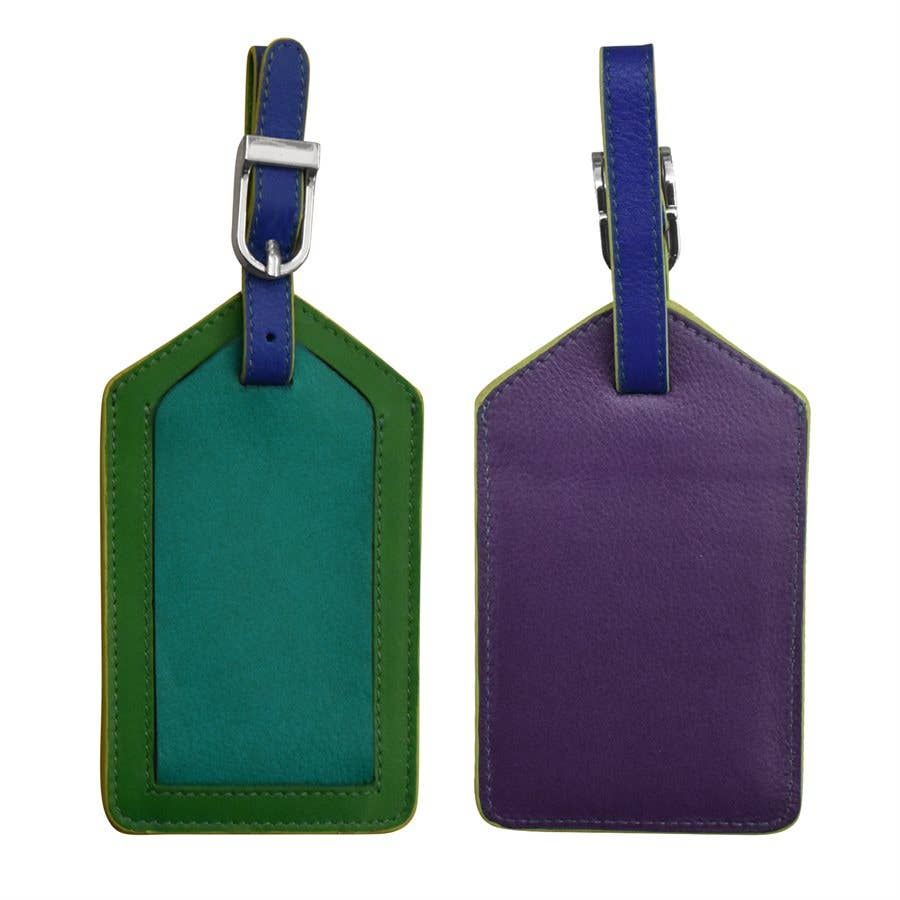 6422 Leather Luggage Tag