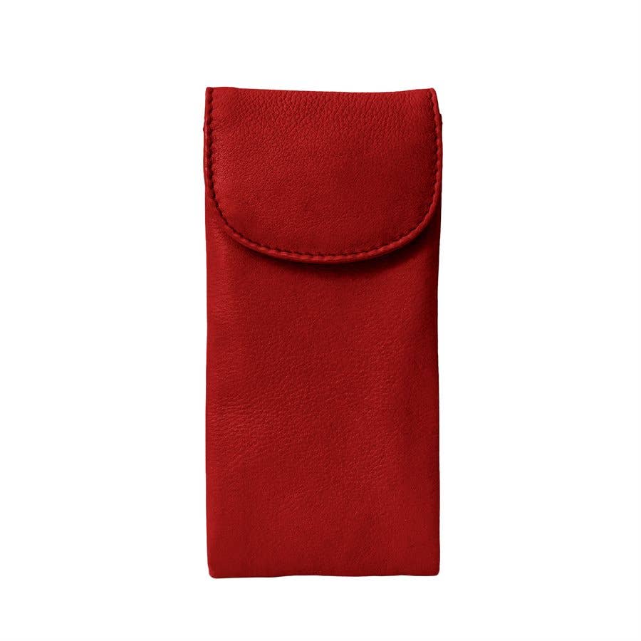 Leather Double Eyeglass Case