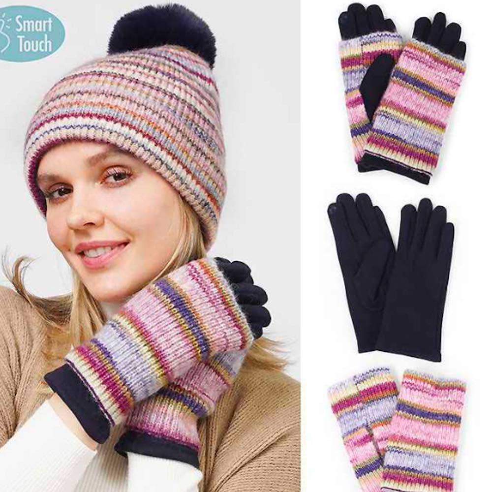 Multi Color 3 in 1 Glove Set