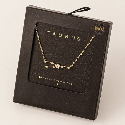 Secret Box Taurus Constellation Necklace