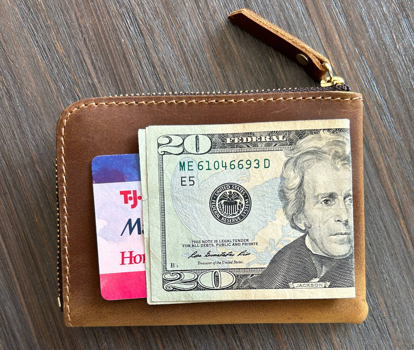 Leather Card and Money Wallet