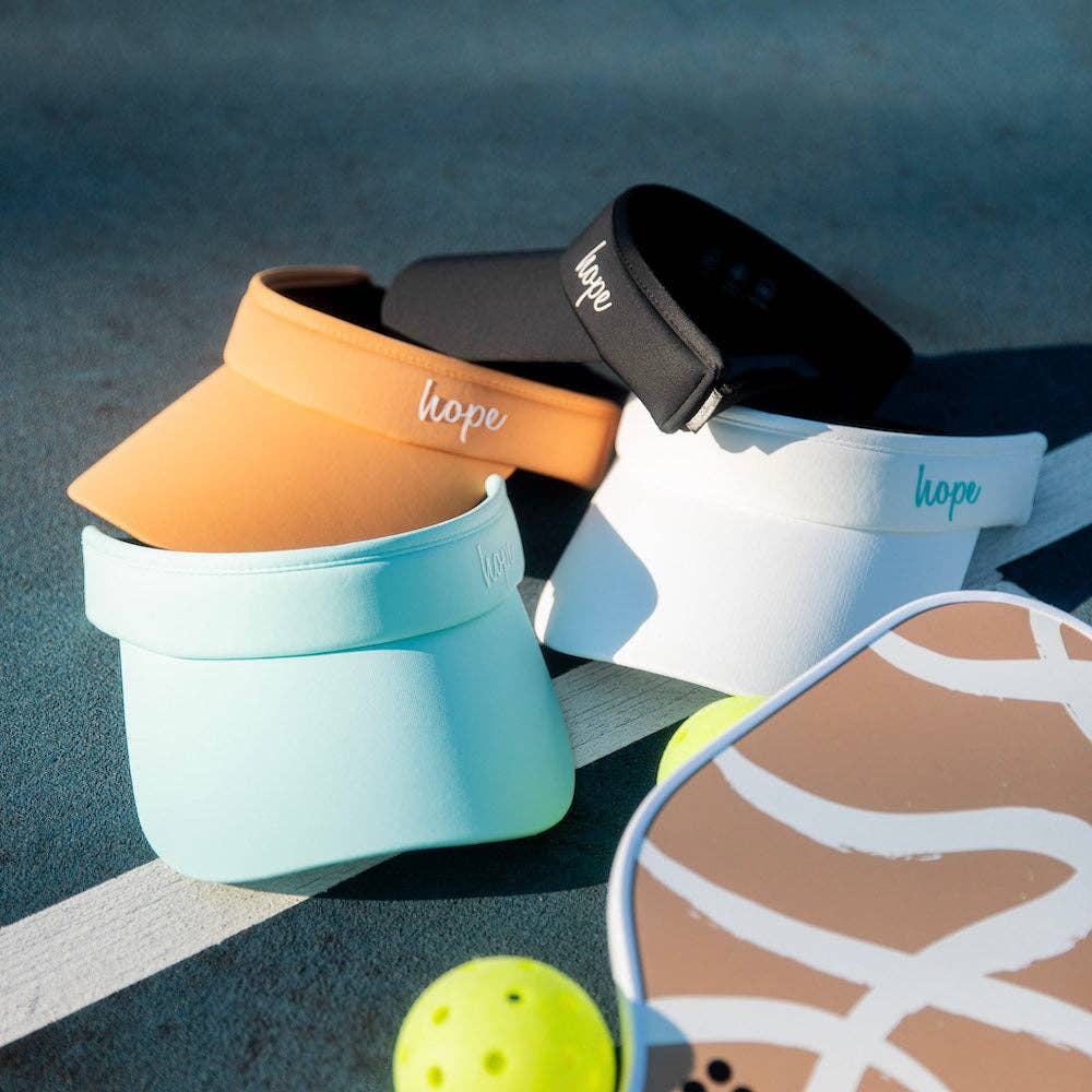 Adjustable Band Sport Visor - White