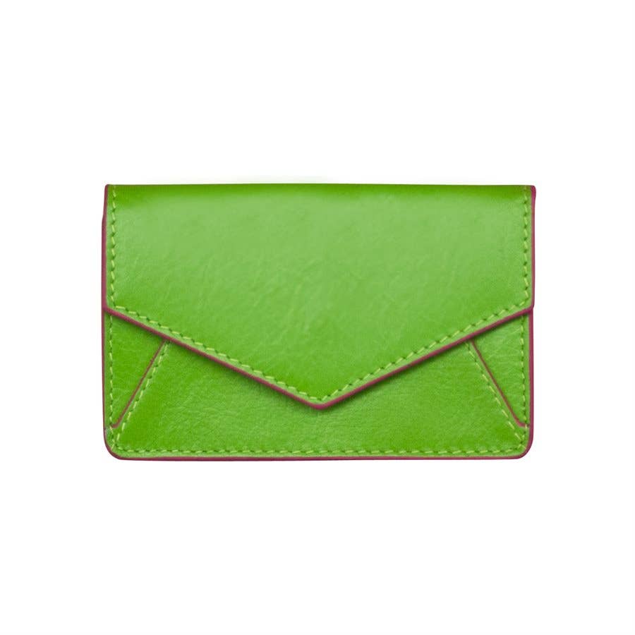 Leather Envelope Wallet / Business Card Holder