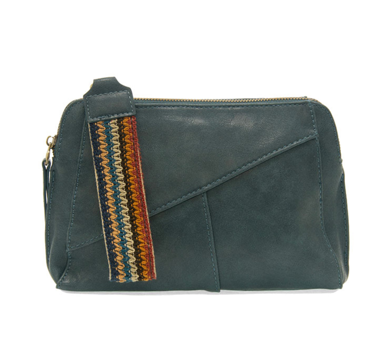 Gigi Crossbody with Woven Wristlet Strap