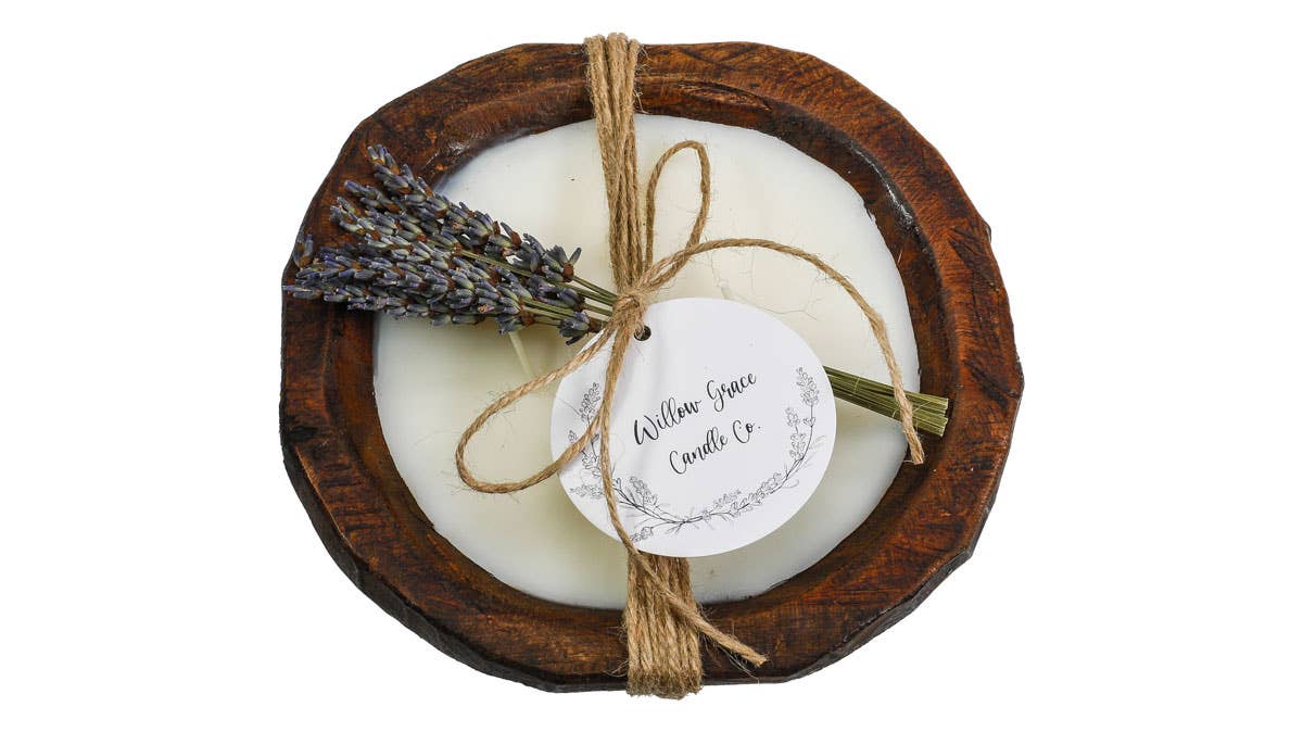 Mini Round Dough Candle