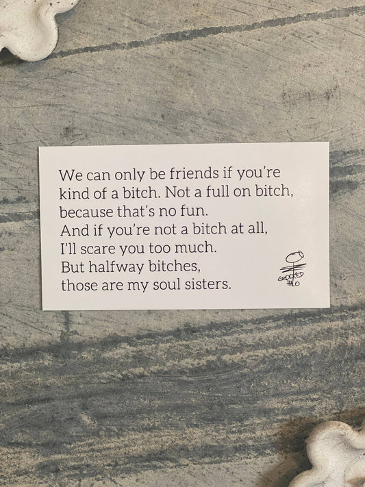 Half Bitches Magnet