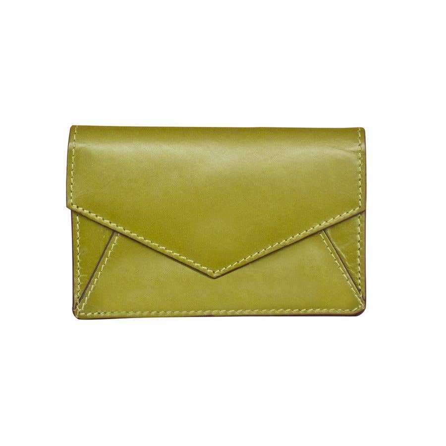 Leather Envelope Wallet / Business Card Holder