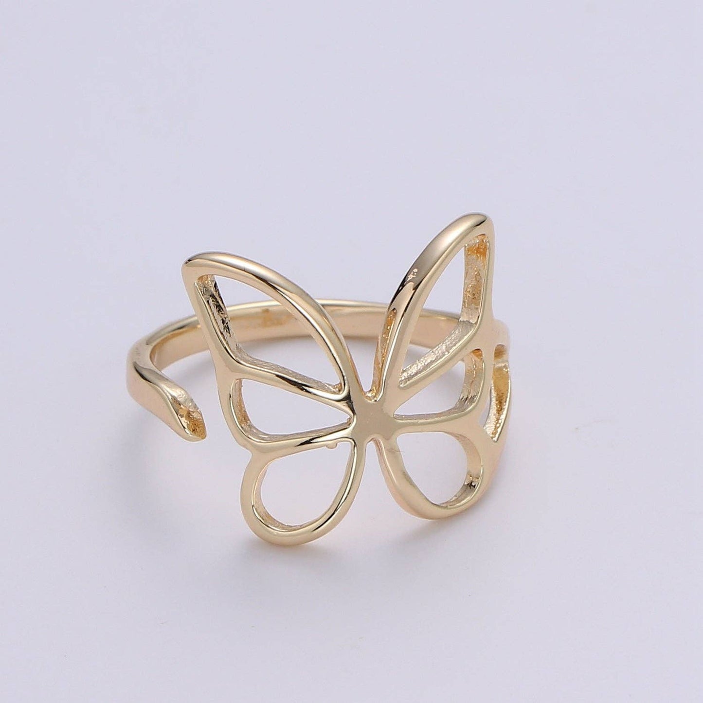 Gold Butterfly Ring, Mariposa Ring, Monarch Ring, Bold Gold