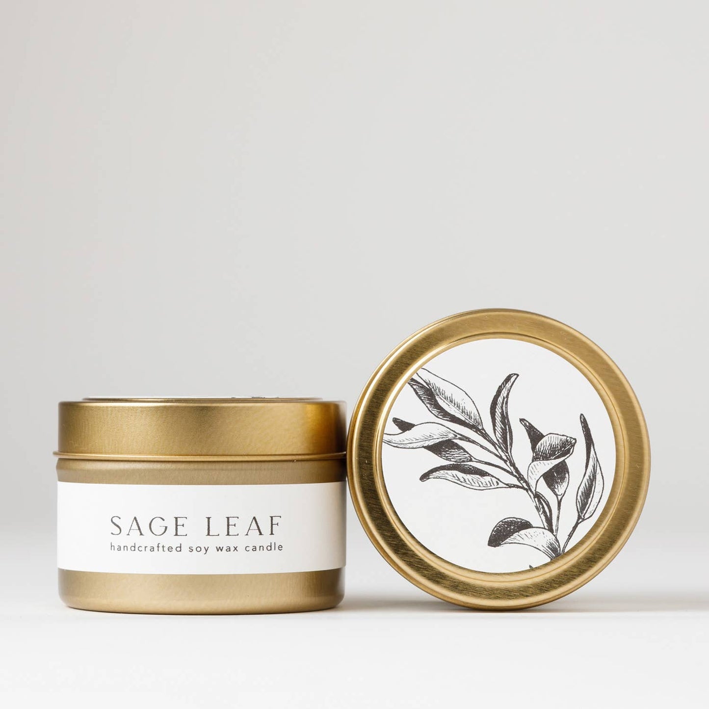 Sage Leaf : Jar Soy Candle