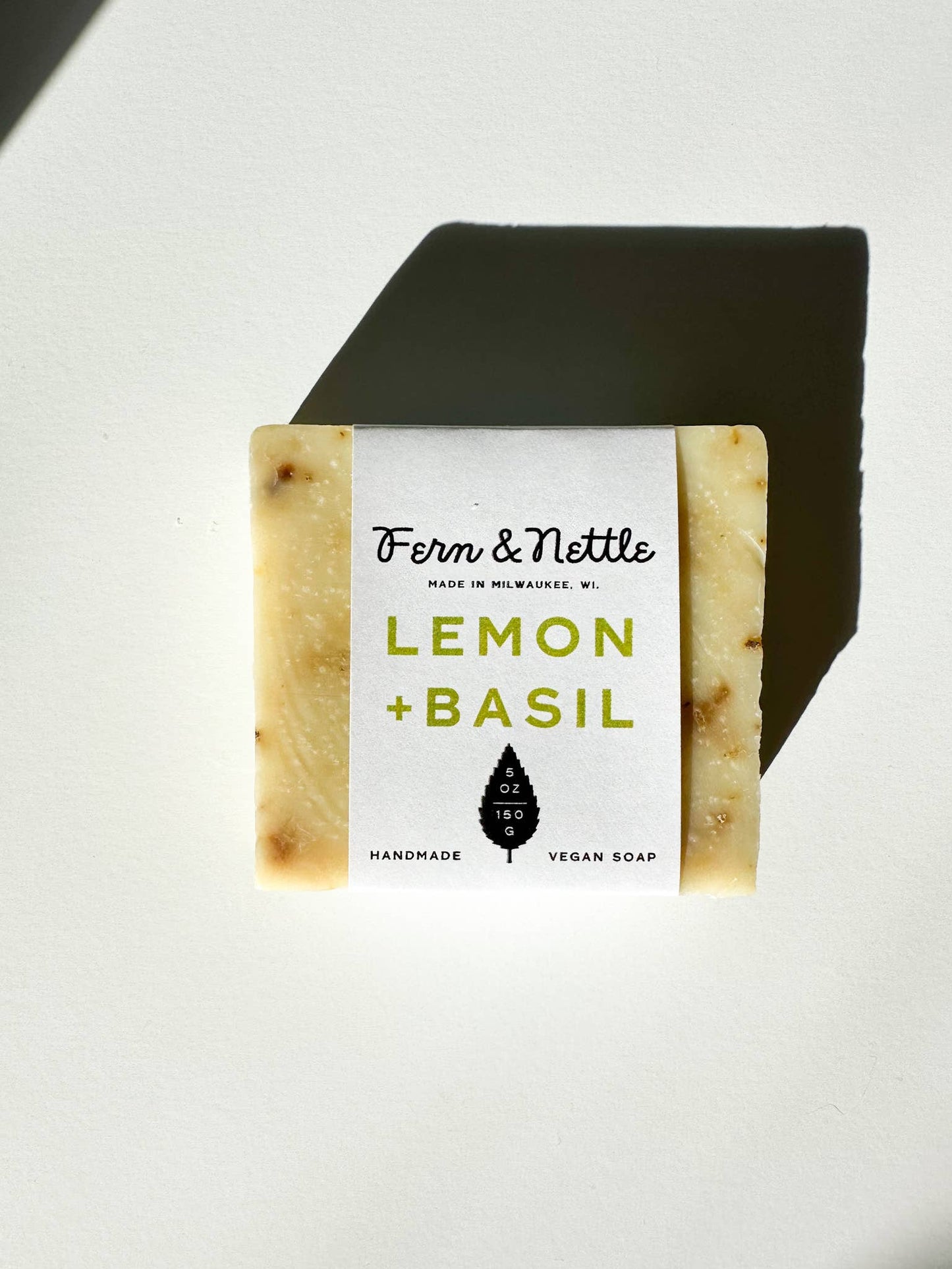 Lemon + Basil Soap