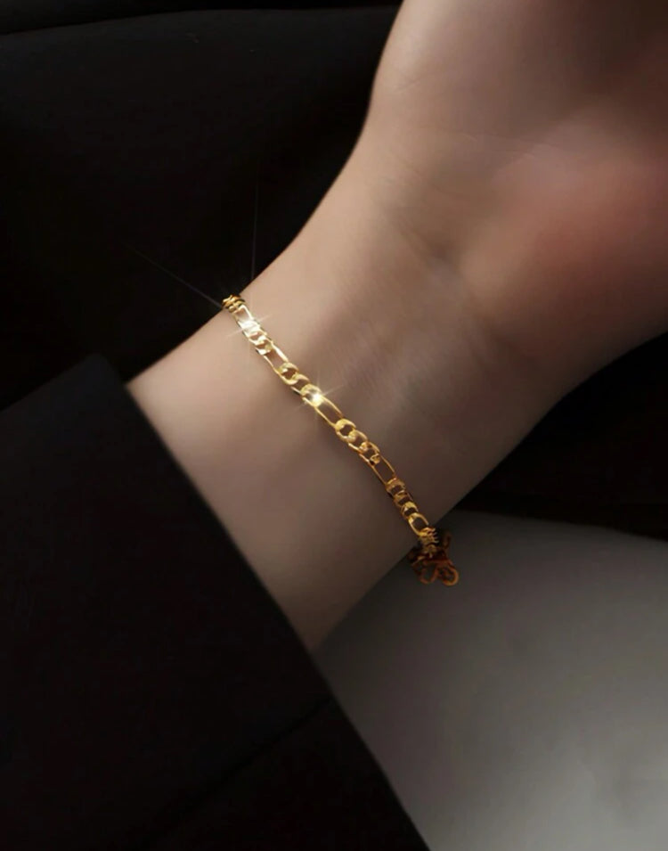 Geometric Chain Bracelet