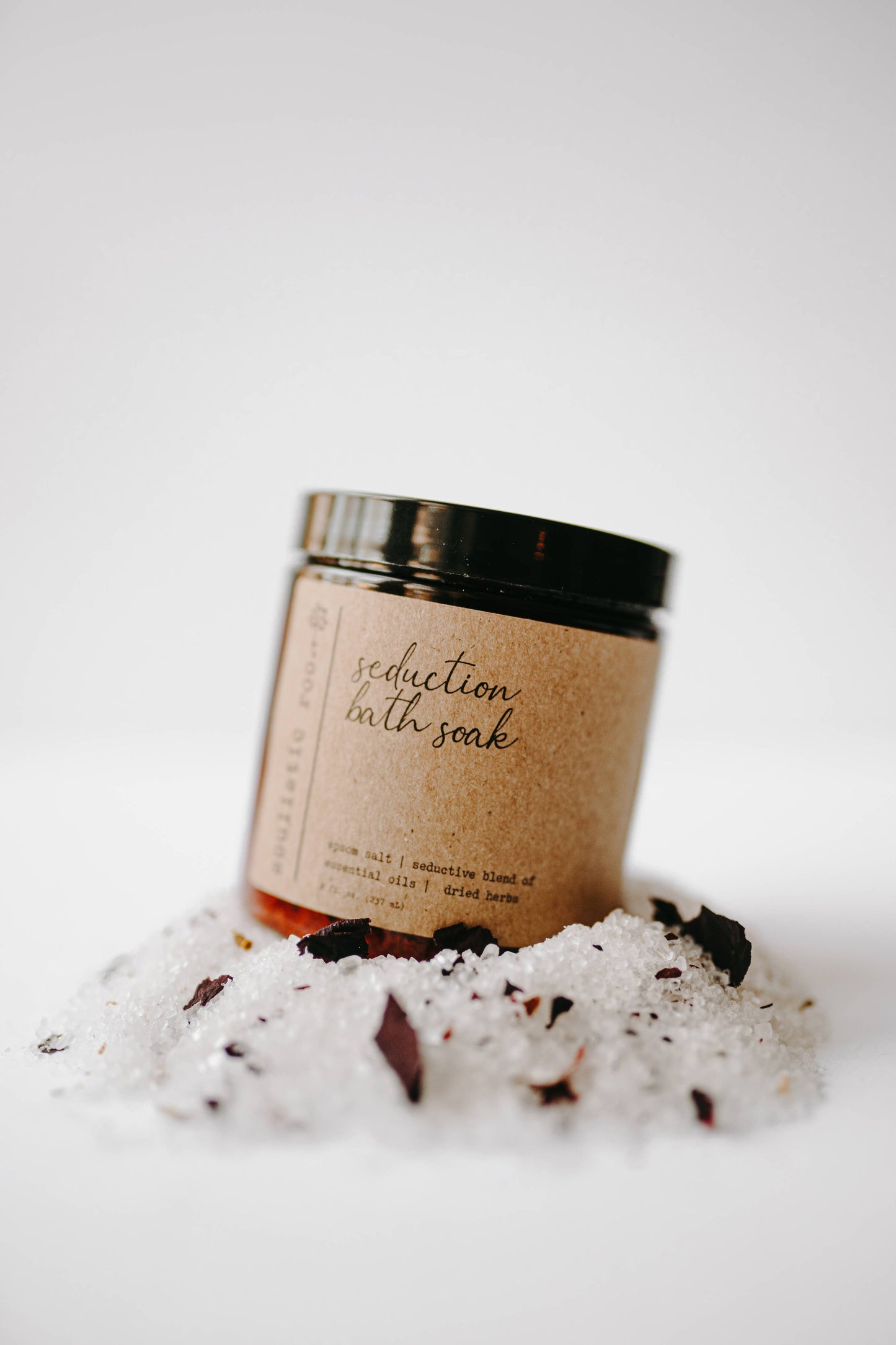 Rose Petal Bath Salt | Made With Herbs & Dried Flowers