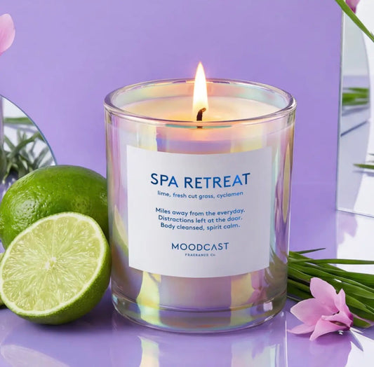 Coconut Wax Candle- Vibes- Spa Retreat- 8oz Glass Jar