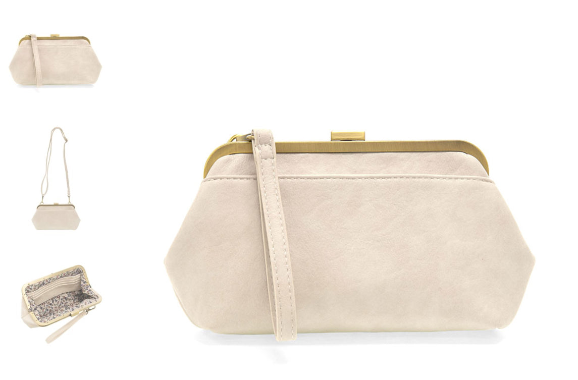 Vivie Kisslock Convertible Crossbody Wristlet