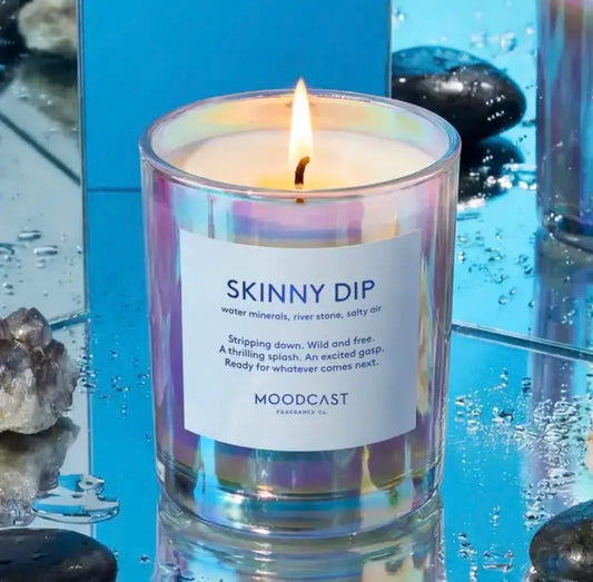 Coconut Wax Candle- Vibes- Skinny Dip- 8oz Glass Jar